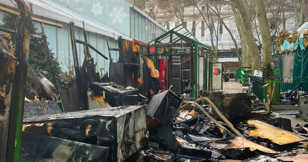 Fire at Bryant Park Winter Village Kiosk Disrupts Holiday Market