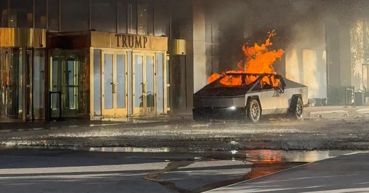 Tesla Cybertruck Explosion at Trump Hotel in Las Vegas Under Investigation