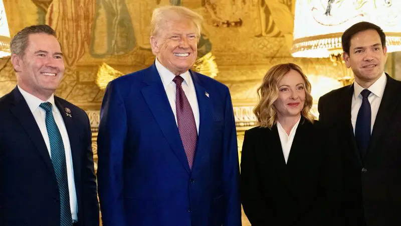 Meloni Visits Trump Amidst Fascism Concerns and US Trip