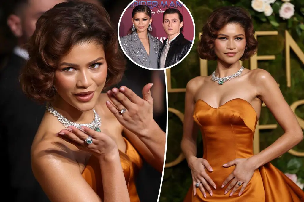 Zendaya Sparks Engagement Buzz with Tom Holland at Golden Globes 2025