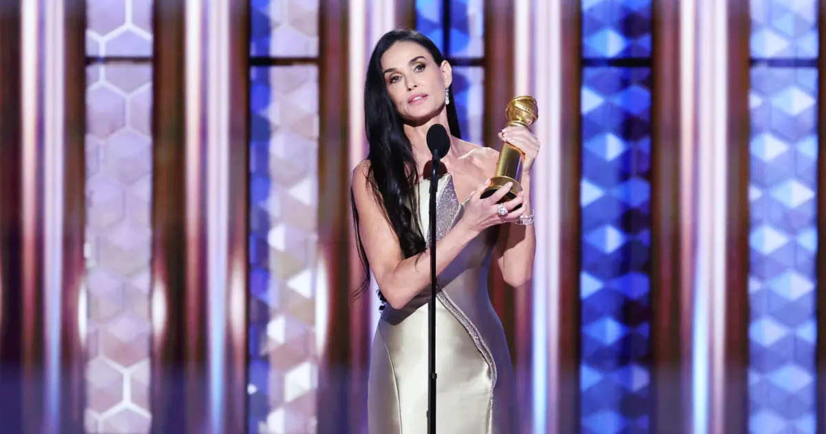 Demi Moore's Triumphant Night at the 2025 Golden Globes