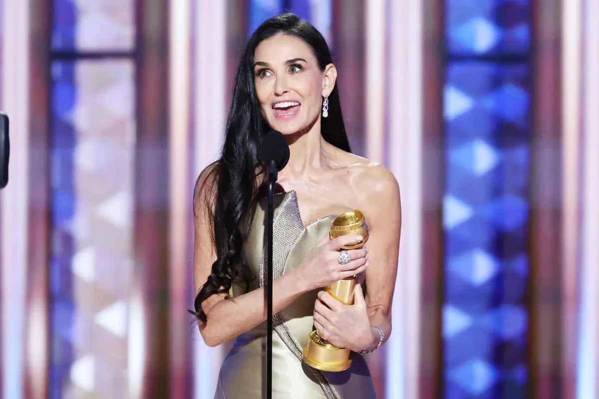 Demi Moore's Triumphant Night at the 2025 Golden Globes