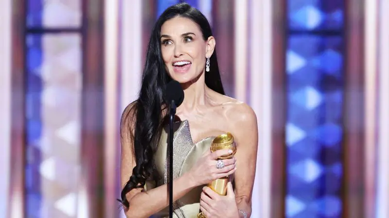 Demi Moore's Triumphant Night at the 2025 Golden Globes