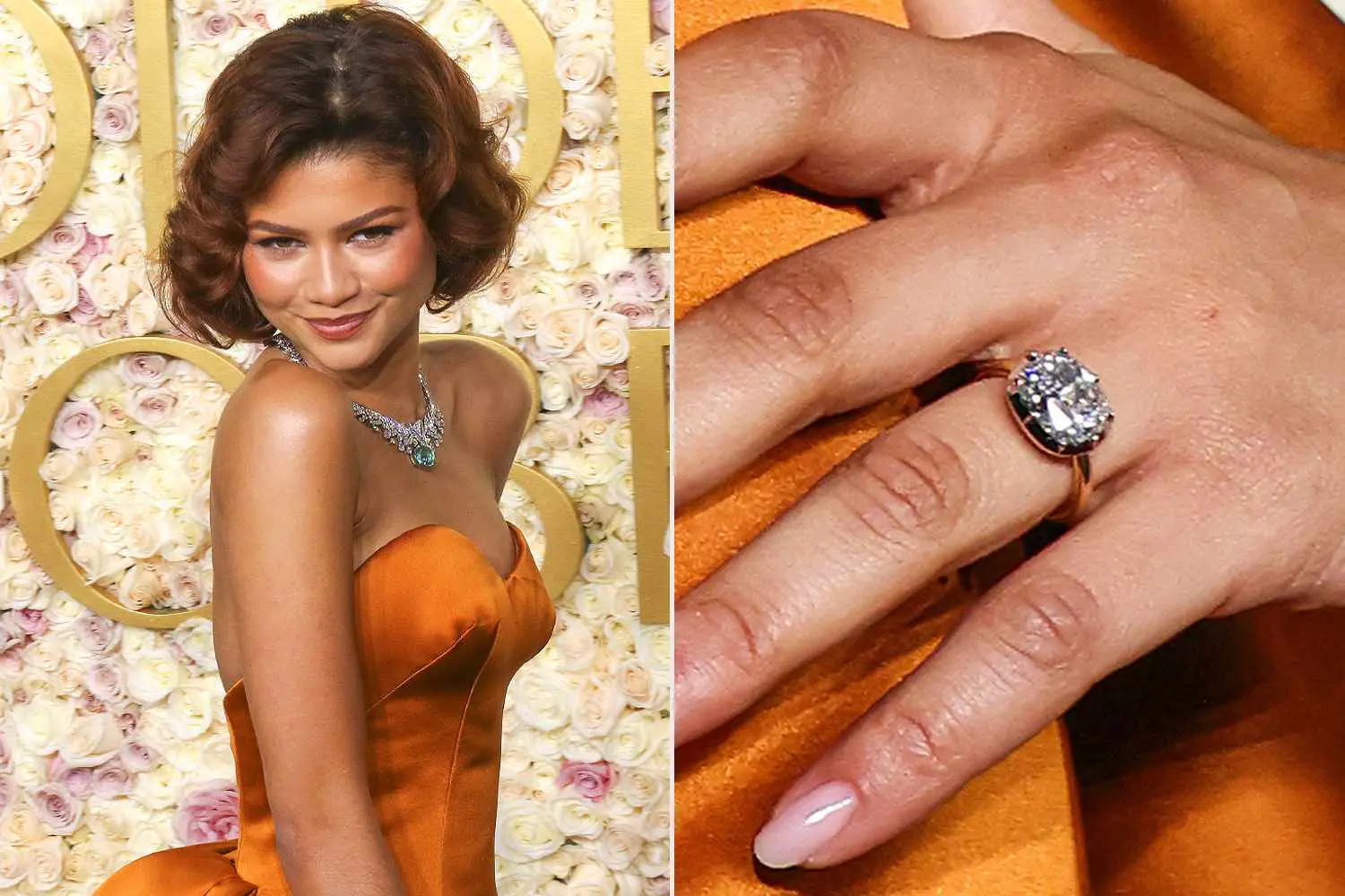 Zendaya and Tom Holland Spark Engagement Buzz at Golden Globes