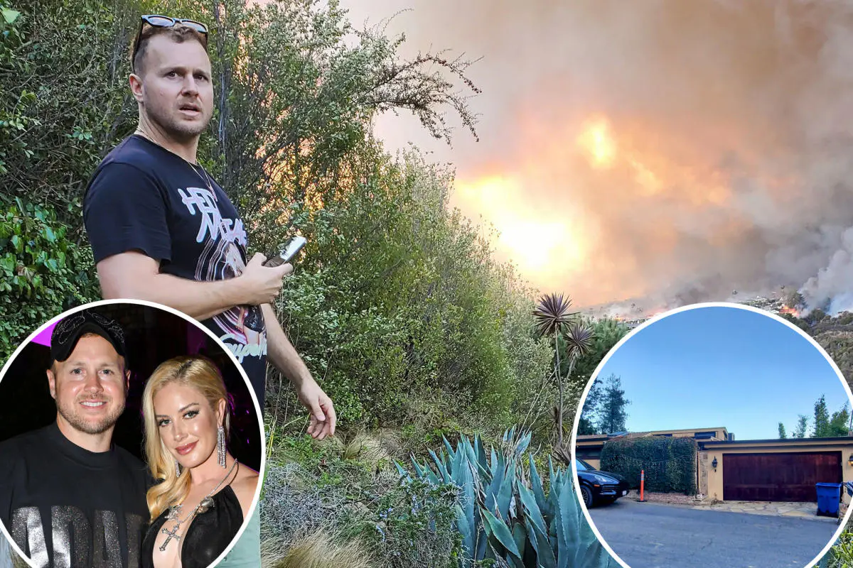 Spencer Pratt's Family Home Devastated by Wildfire, Son's Bed Miraculously Survives with Heart-Shaped Burn