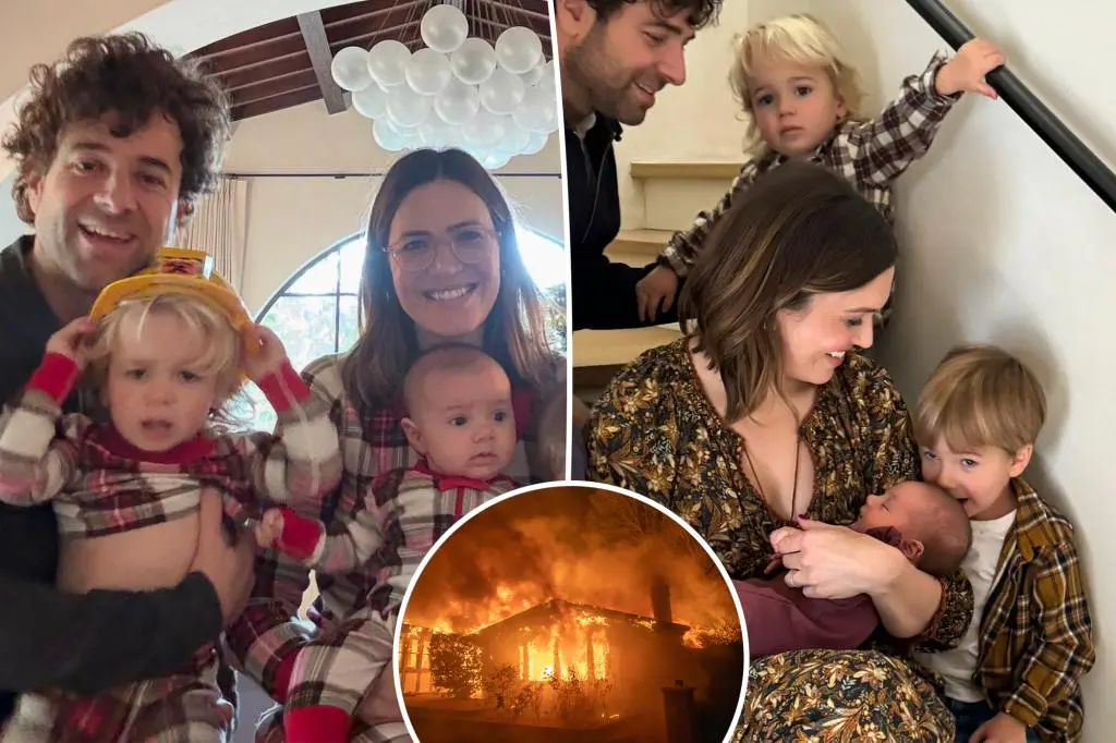 Mandy Moore's Family Evacuates as Wildfire Threatens Home; Welcomes Third Child